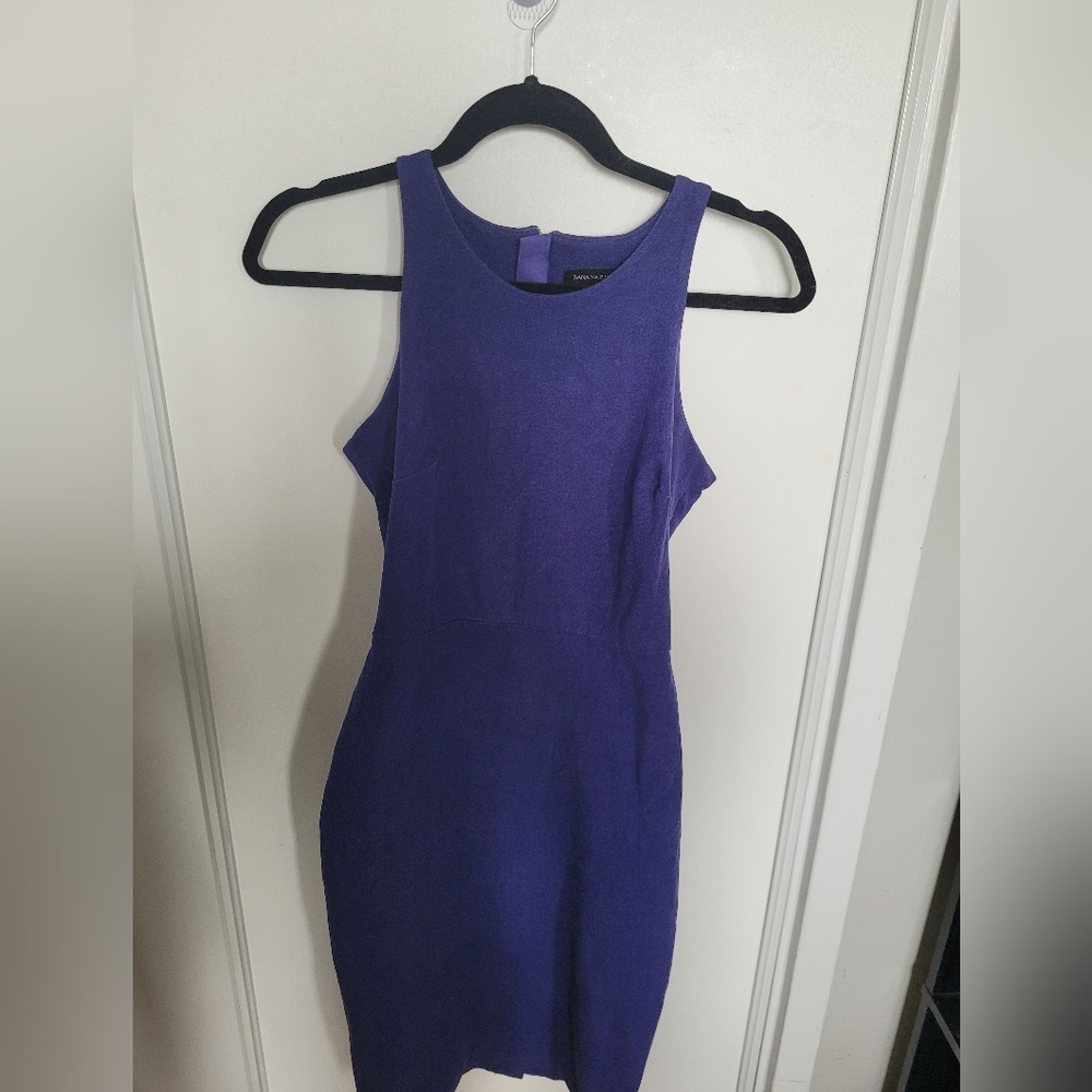 Banana Republic Dress Purple Blue Size 2